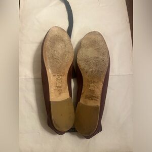 Margaux The Demi Burgundy Suede Flats